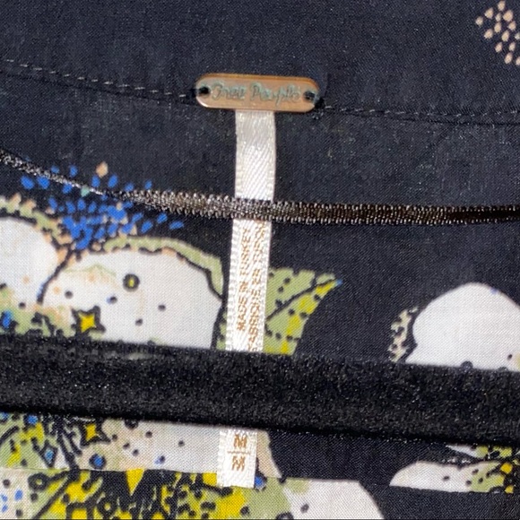 Free People Peplum Tuscan Dreams Floral Top - Picture 8 of 9